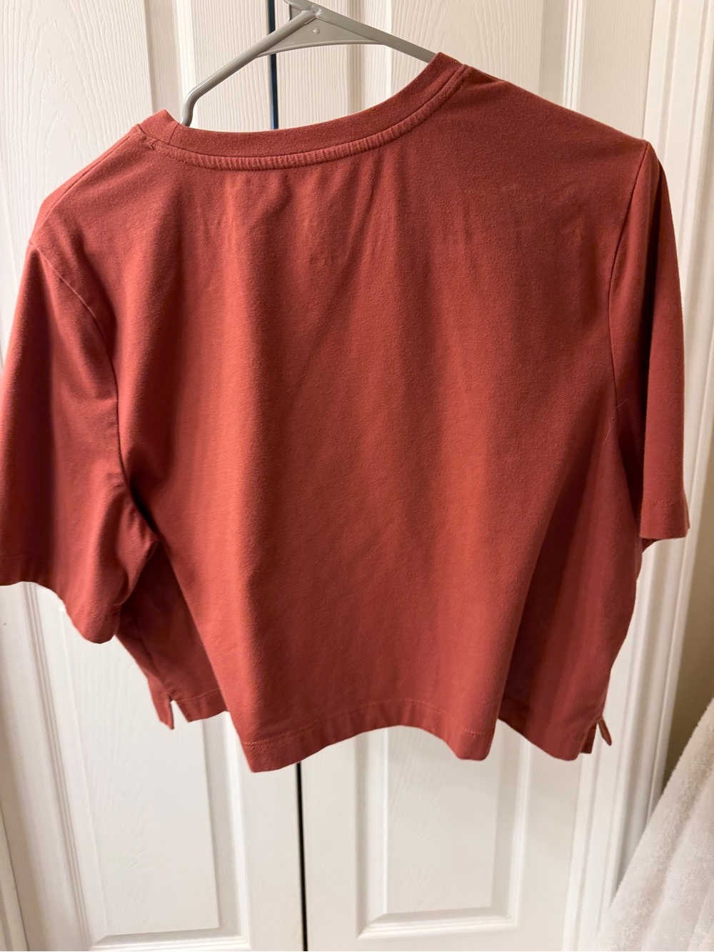 a new day Deep Rust Crewneck Tee - Picture 3 of 4